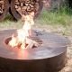 Table  de feu ronde