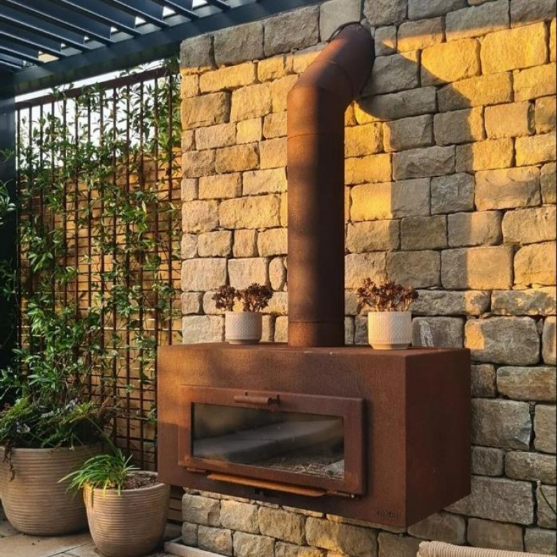 L'extérieur en acier au feu de bois Solo Fire Pit avec barbecue Foyer Poêle  grill/pliage rapide ouvert trépied de la chaîne de barbecue en acier  inoxydable - Chine L'acier Corten Fire Pit