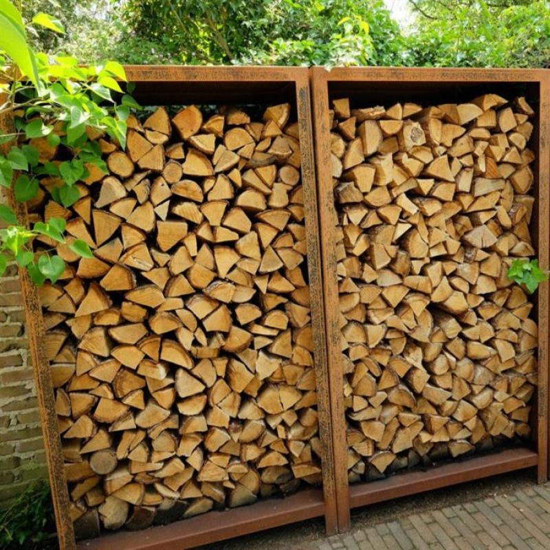 Abri à buches, abri pour bois de chauffage, range buches, abri bûches