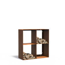 Etagère range buche carré