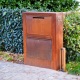 Des boîtes aux lettres en acier corten