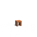 U-shaped stand in CorTen steel