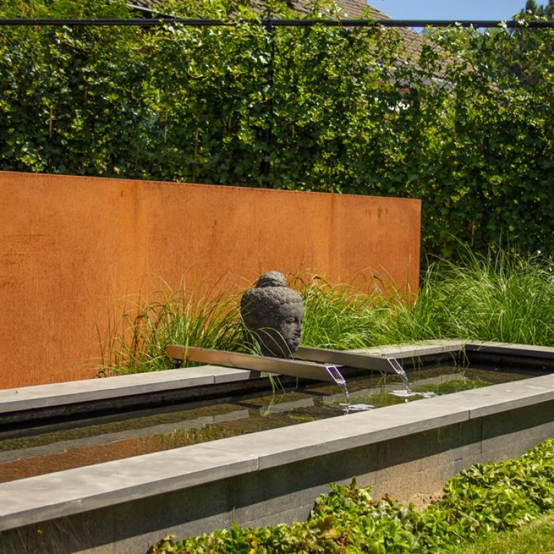 Patine jardin brise-vue mur rouille brise-vue métal 15062 cm carrés -   France