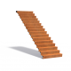 Outdoor stairs in CorTen steel