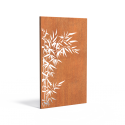 Decorative panels with natural design in CorTen steel