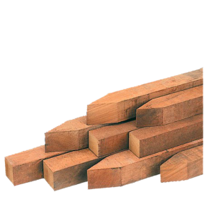 Hardwood edging pegs