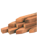 Hardwood edging pegs