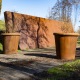 Pots pour plantes ATHENA en acier CorTen