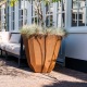 Pots pour plantes FACET en acier CorTen