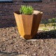 Pots pour plantes FACET en acier CorTen