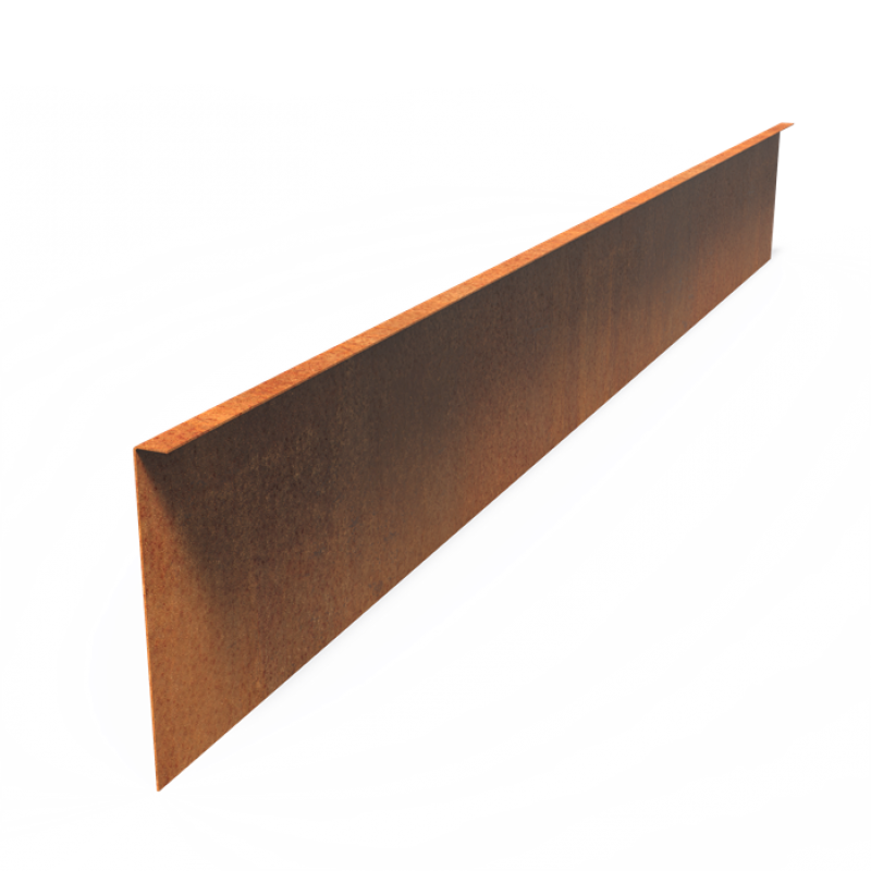 Bordures pour parterres et jardin en acier CorTen