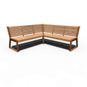 Corner bench
