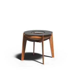 Plancha brazier on legs