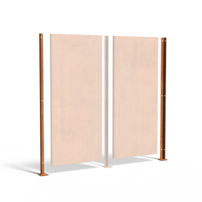 Poteau pour panneaux décoratifs