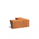 Retaining walls in CorTen steel