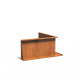 Retaining walls in CorTen steel