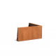 Retaining walls in CorTen steel