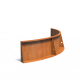 Retaining walls in CorTen steel
