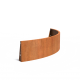 Retaining walls in CorTen steel