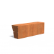 Retaining walls in CorTen steel