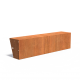 Retaining walls in CorTen steel