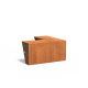 Retaining walls in CorTen steel