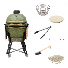Barbecue KAMADO vert olive Pro
